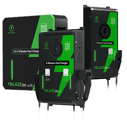 Blaze DC fast charger for 2 & 3 wheelers