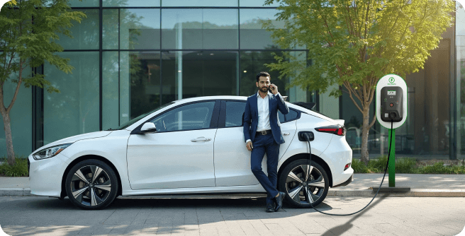 tailored EV infrastructure for businesses, workplaces, and fleets.